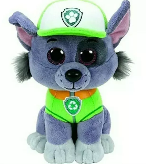 Paw Patrol: La Pat' Patrouille - Peluche Rocky Couleur Vert - Qualité Super  Soft