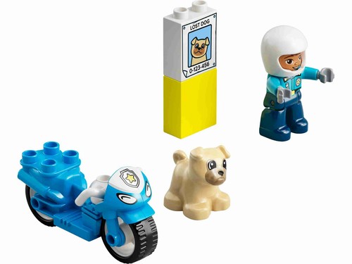 LEGO 10967 DUPLO Polizeimotorrad, Polizist und Hund - Picture 2 of 8