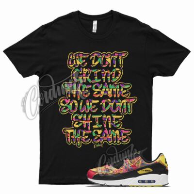 Black GRIND T Shirt for N Air Max 90 Familia Multi Yellow Latin America