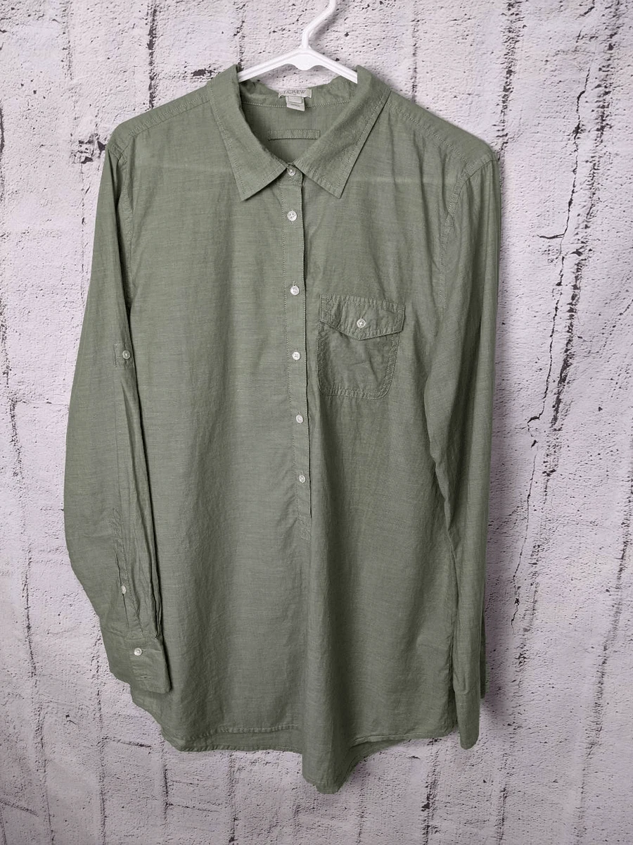 Olive green hotsell half shirt