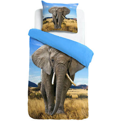 ESPiCO Wende Bettwäsche Sleep and Dream Elefant Wildnis Afrika Safari Renforcé