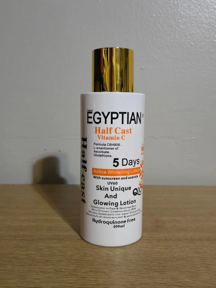 Loción facial y corporal blanqueadora activa con vitamina C egipcia 400 ml X 1 FPS 20 Foto 3 de 3