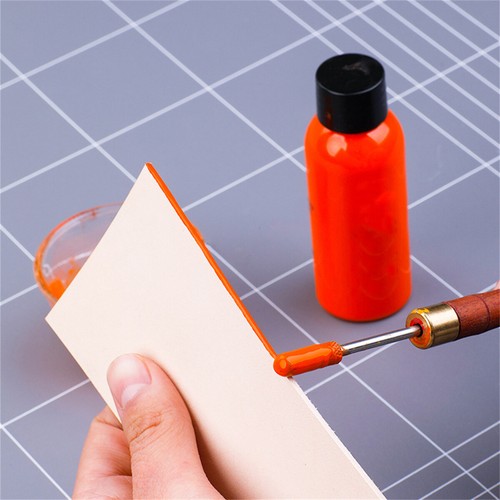 Leder Handwerk Kante Rollstift Applikator Ölmalerei Färbung Werkzeug DIY - Picture 8 of 12