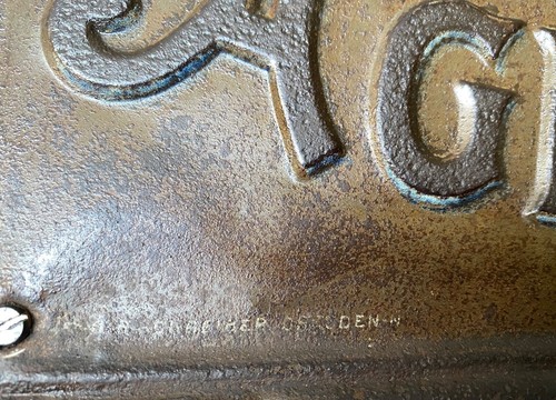 1900 Rarität North British & Mercantile Feuerversicherung AGENTUR Schild DRESDEN - Bild 5 von 13