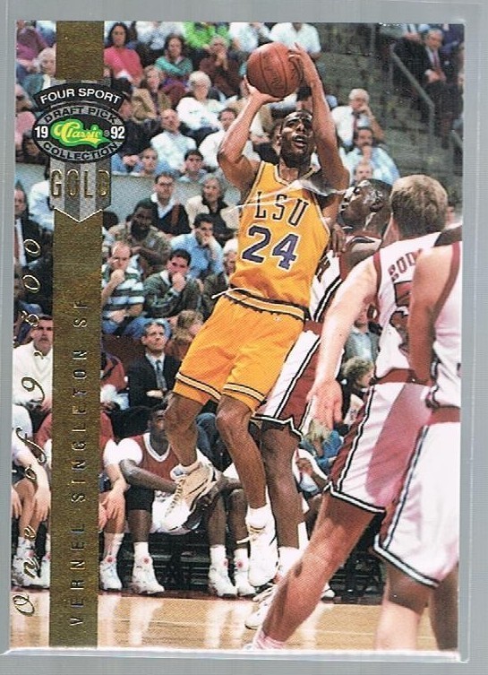 1992 Classic Four Sport /9500 Gold Vernel Singleton #37