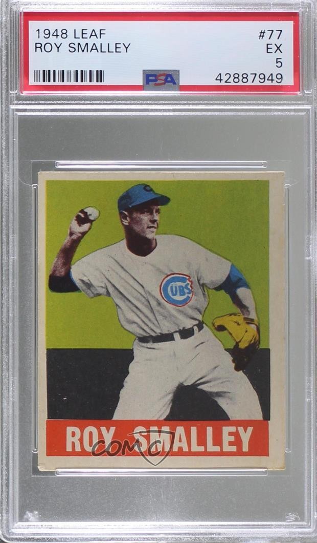 1948-49 Leaf Roy Smalley #77 PSA 5 fk4