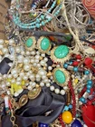 Vintage & Now Costume Jewelry Lot 18+ POUNDS Wear Sell Re-purp
