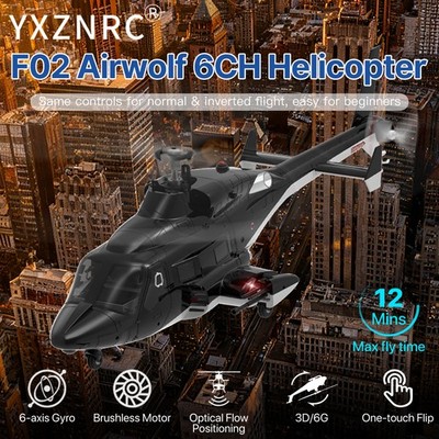 2.4G YUXIANG F02 RC Helicopter 350M Control One-Click Inverted Flight Brushless