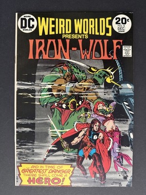 Weird Worlds #8 (DC, 1973) Iron-Wolf First Appearance   Howard Chaykin Art