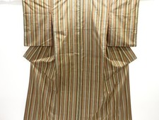 7733932: JAPANESE KIMONO / TSUMUGI / WOVEN STRIPE