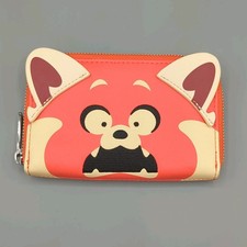 Cartera Loungefly Disney Pixar Turning Red Panda Naranja Cremallera Alrededor Juegos con disfraces