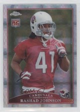 2009 Topps Chrome Retail X-Fractor Rashad Johnson #TC201 0q4x