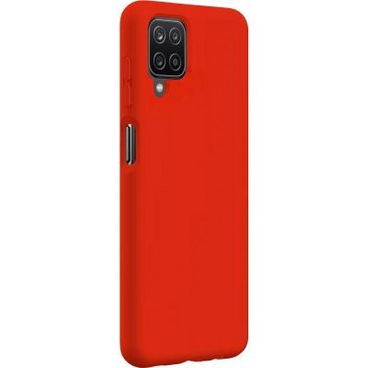 Housse Galaxy A12 silicone dur rouge anti-rayure et douce