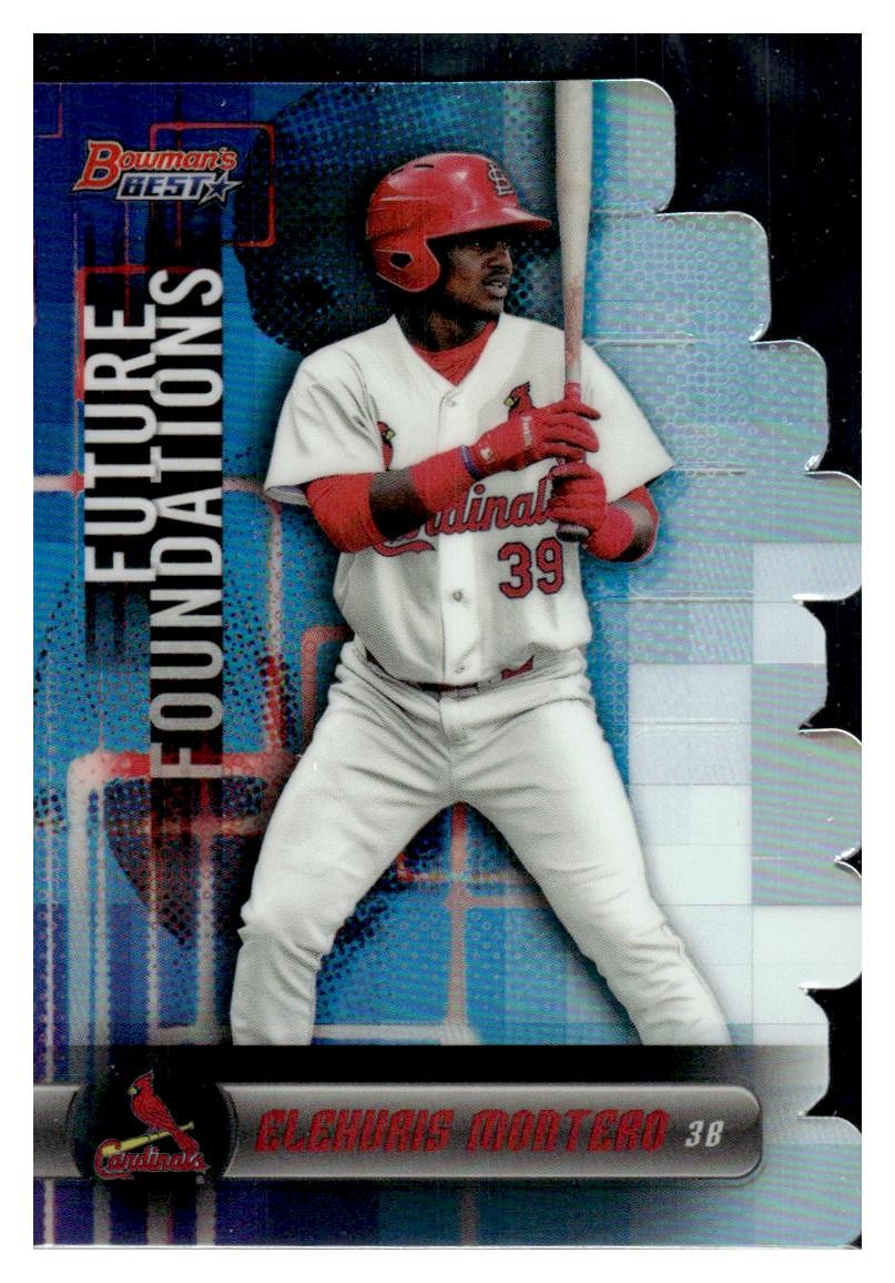 2019 Bowman's Best #FF-EM Elehuris Montero Future Foundations Die Cuts