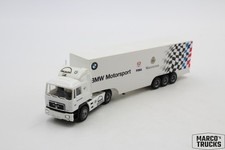 Herpa MAN F90 Box Trailer BMW Motorsport FINA 1:87 /H28730