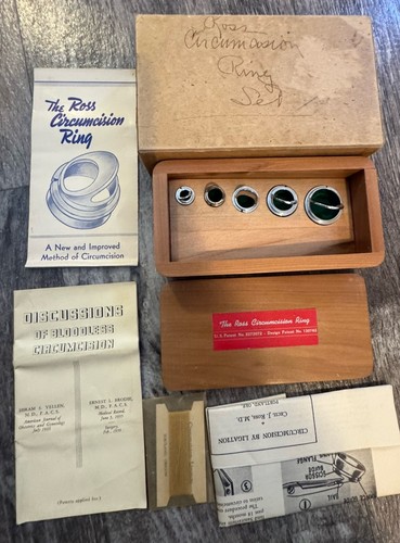 The Ross Circumcision Ring Kit With Original Box And Paperwork Excellent