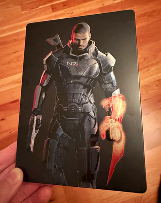 Mass Effect N7 Steelbook Hülle / Metallhülle - leer, ohne Spiel (nur Hülle)