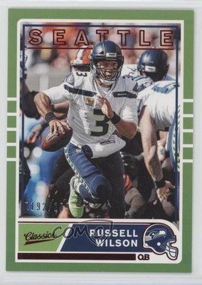 2019 Panini Chronicles Classics Red 192/199 Russell Wilson #C-31 9s2