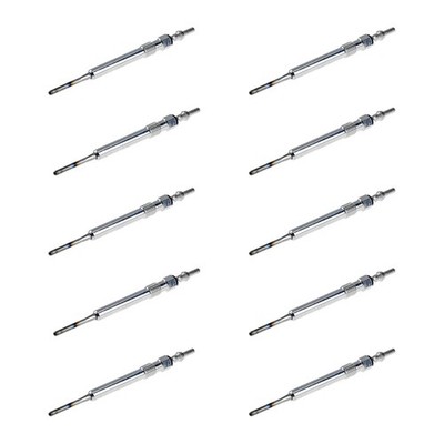 10 Glühkerzen Metall-Glühkerze 11 V NGK D-Power passend für u.a. AUDI A6