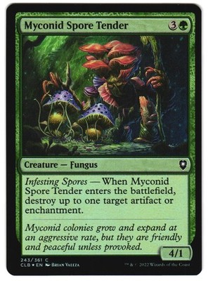 Myconid Spore Tender Foil 243 CLB C Commander Legends: Battle for Baldur's Gate