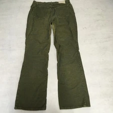 Victoria Verdi Trousers Mens 32x32 Green Corduroy Regular Bootcut Cords W32 L32