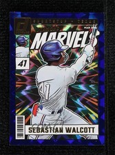 2024 Panini Donruss Diamond Marvels Blue Xplosion 10/49 Sebastian Walcott 19fe