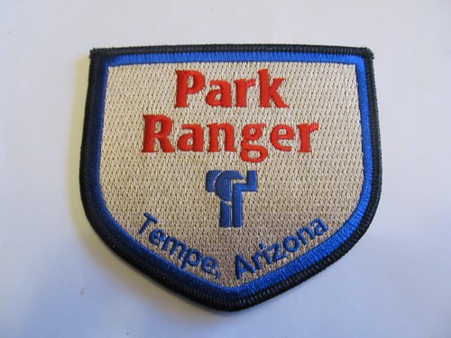 Arizona Tempe Park Ranger Patch Tan Obsolete | eBay