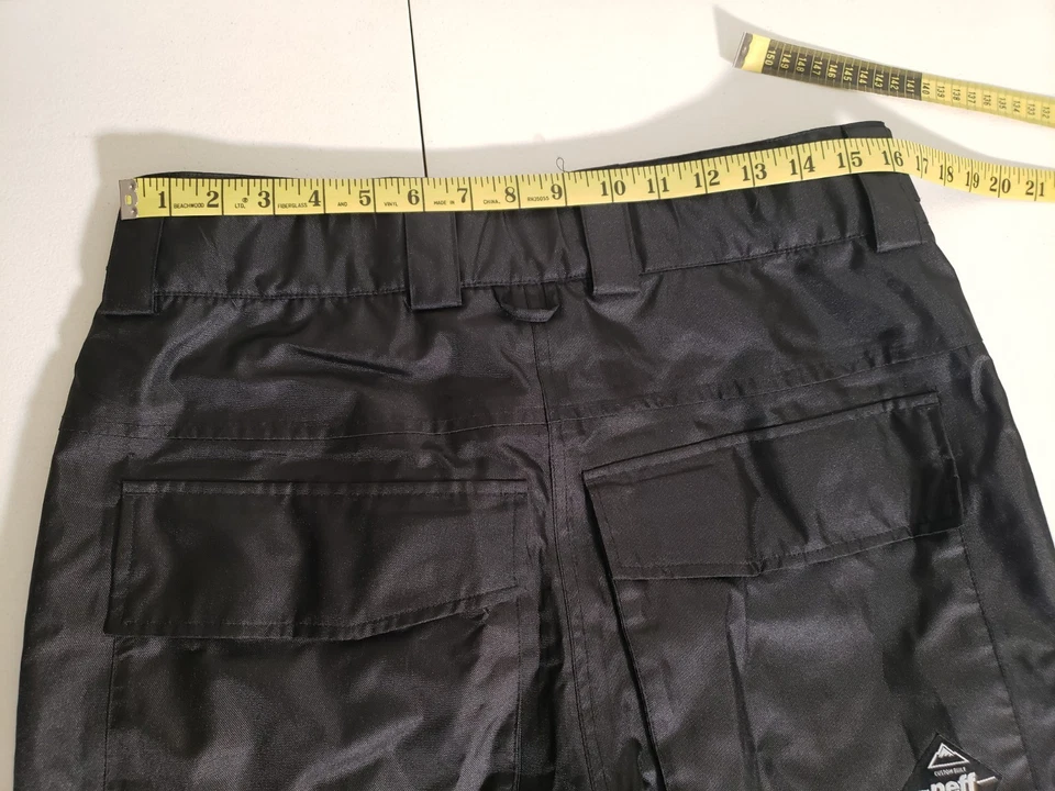 Pantalones de esquí de snowboard Neff Cargo negros para hombre talla pequeña 32x30 Foto 3 de 4
