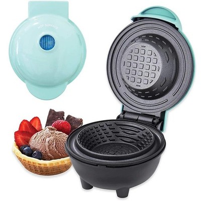 Mini Waffeleisen 220 V Antihaftbeschichtet Frühstück Maschine UK