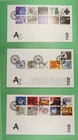 DR WHO 2008 NEW ZEALAND 3 FDC A TO Z COMBO R45952