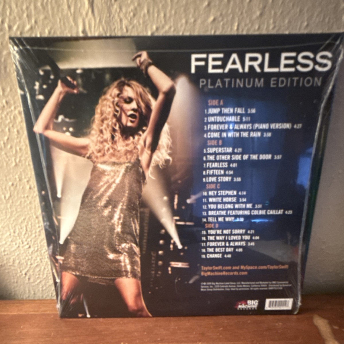 Taylor Swift Fearless Platinum Edition vinyl | eBay