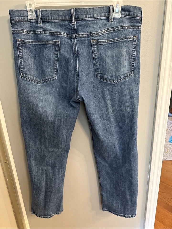 Jeans de mezclilla de ajuste relajado Sonoma Lifestyle Azul para hombre talla 38x30 Foto 2 de 3