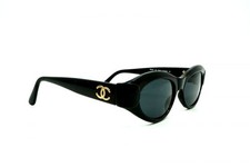 CHANEL Sunglasses Eyewear Coco Mark Cat Eye 05974 94305 Black 4858k