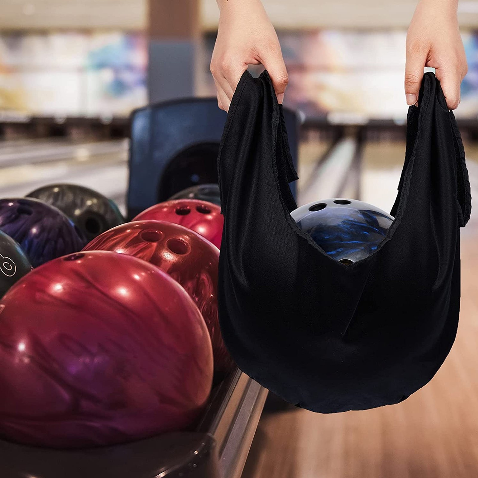 Microfiber Bowling See Saw - Towel to Polish Your Bowling Ball with See-Saw Sham