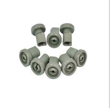 GENUINE DISHLEX DISHWASHER TOP BASKET ROLLERS 8 PCS 50286967-00/0 DX103WK DX103S