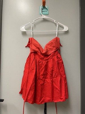NWT Ladies White Fox Do You Hate Me Red Mini Dress - Size XXS