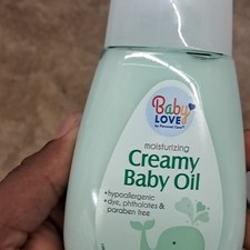 Baby Love Moisturizing Creamy Baby Oil Hypoallergenic Paraben Free