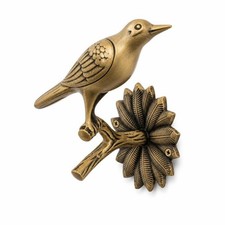 Vorhanghalter mit Vogelmotiv Vintage Raffhalter in U-Form Antik f&uuml;r Schlafzimmer