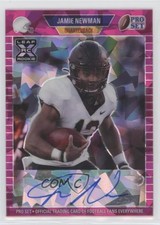 2021 Leaf Pro Set Metal 1989 Pink Crystals 20/25 Jamie Newman #PA-JN1 Auto 1p5