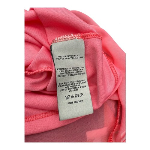 Girls Toddler Size 5 Calvin Klein Coral Embroidered Dress - Picture 8 of 9