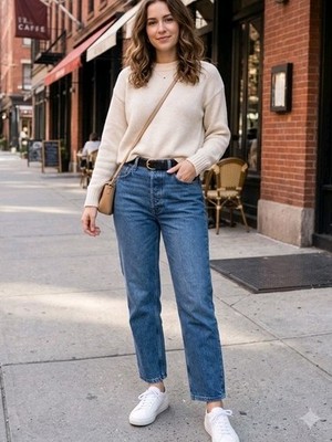 DSTLD Absolute Vintage Straight Button Fly Womens Ankle Jeans 11.5 Rise New