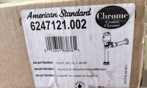 American Standard Toilet Flushometer Valve 1.28/1.1 GPF 6247121.002
