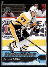 2016-17 Upper Deck Young Guns Dominik Simon Rookie Pittsburgh Penguins #469