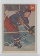 1954-55 Parkhurst Paul Ronty (Premium Ad Back) #66 t3w