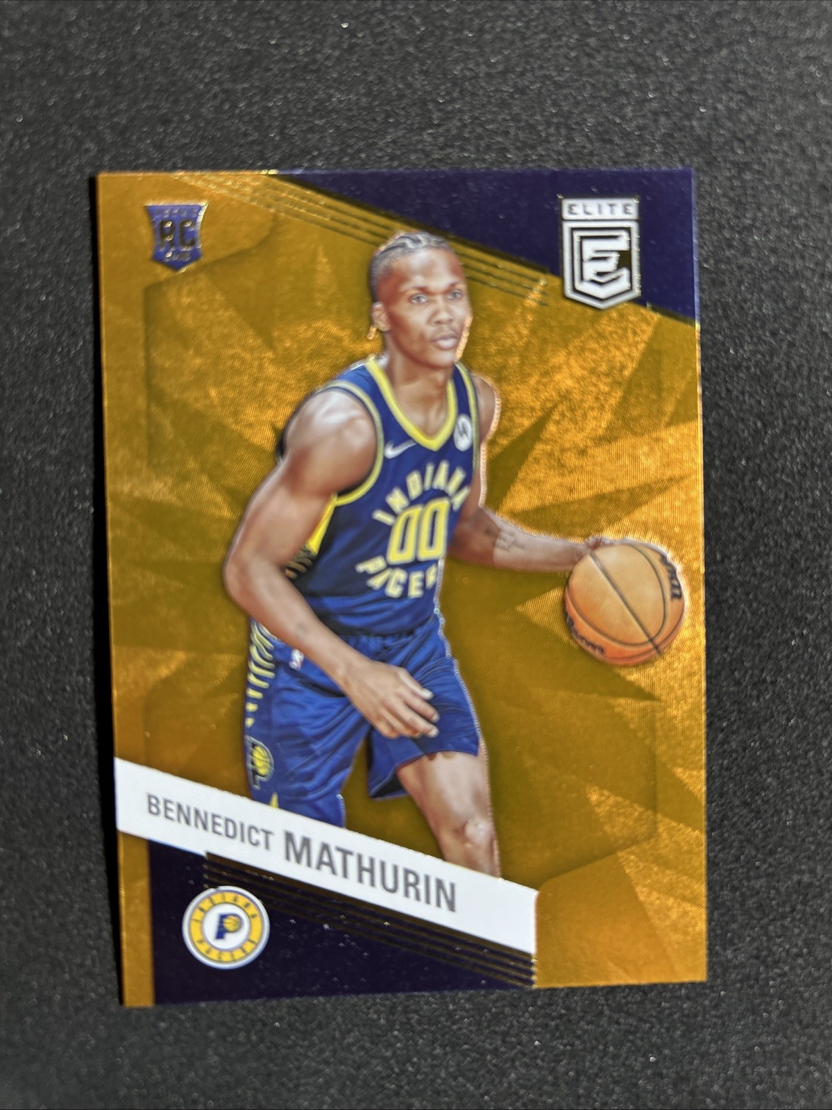 2022-23 Donruss Elite Rookies Orange Foil #214 Bennedict Mathurin RC