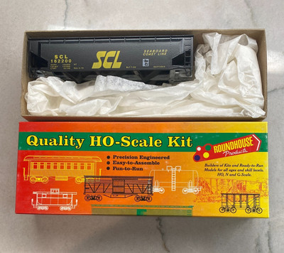 Ho Maßstab Roundhouse Seaboard Coast Line 12.2m 3-BAY Offset Side Hopper Set