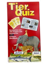 Tier Quiz Quizkarten 300 Fragen Antworten + Sachbuch Kinder Lernspiel Tiere
