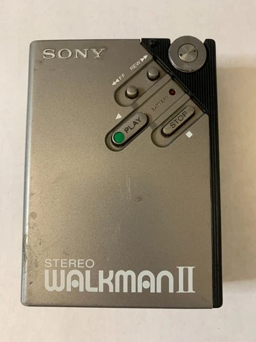 For Parts / Repair Vintage Sony Walkman II WM-2 Cassette Player Powers On Japan
