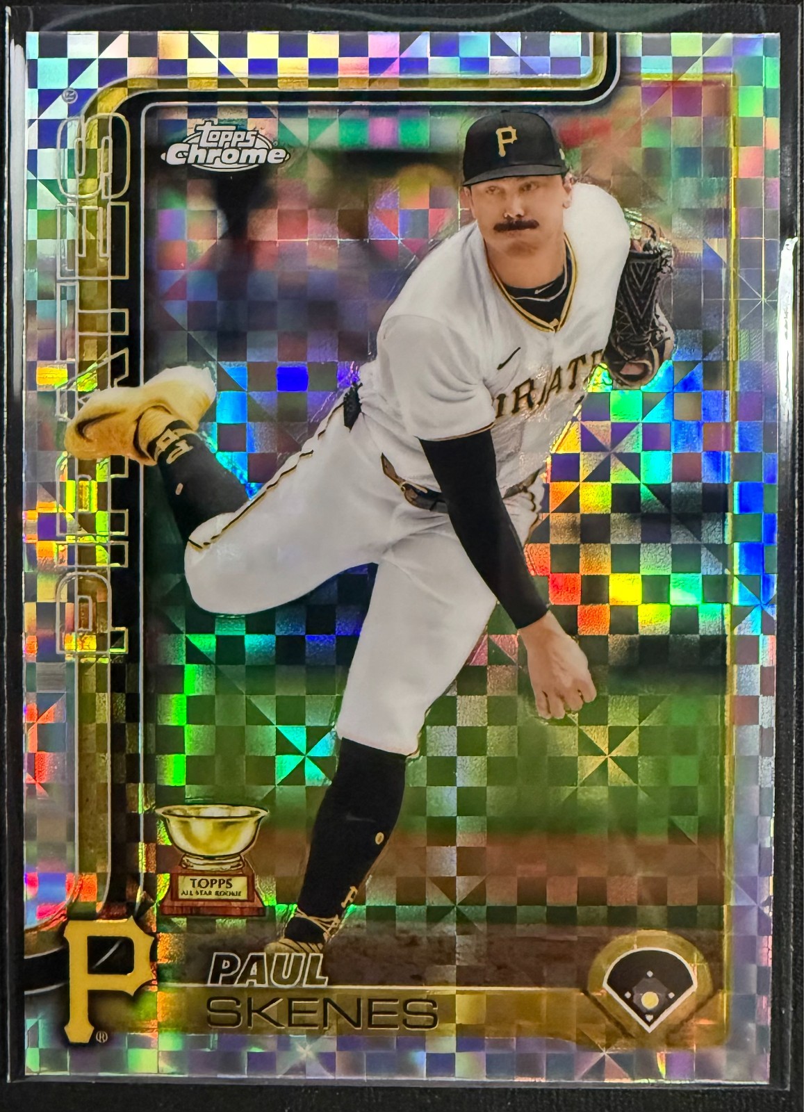 2025 Topps Chrome X-Fractor Refractor Paul Skenes #300 Pirates RC