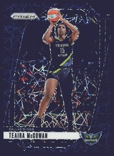 2024 Panini Prizm WNBA #105 Teaira McCowan Blue Velocity Prizms